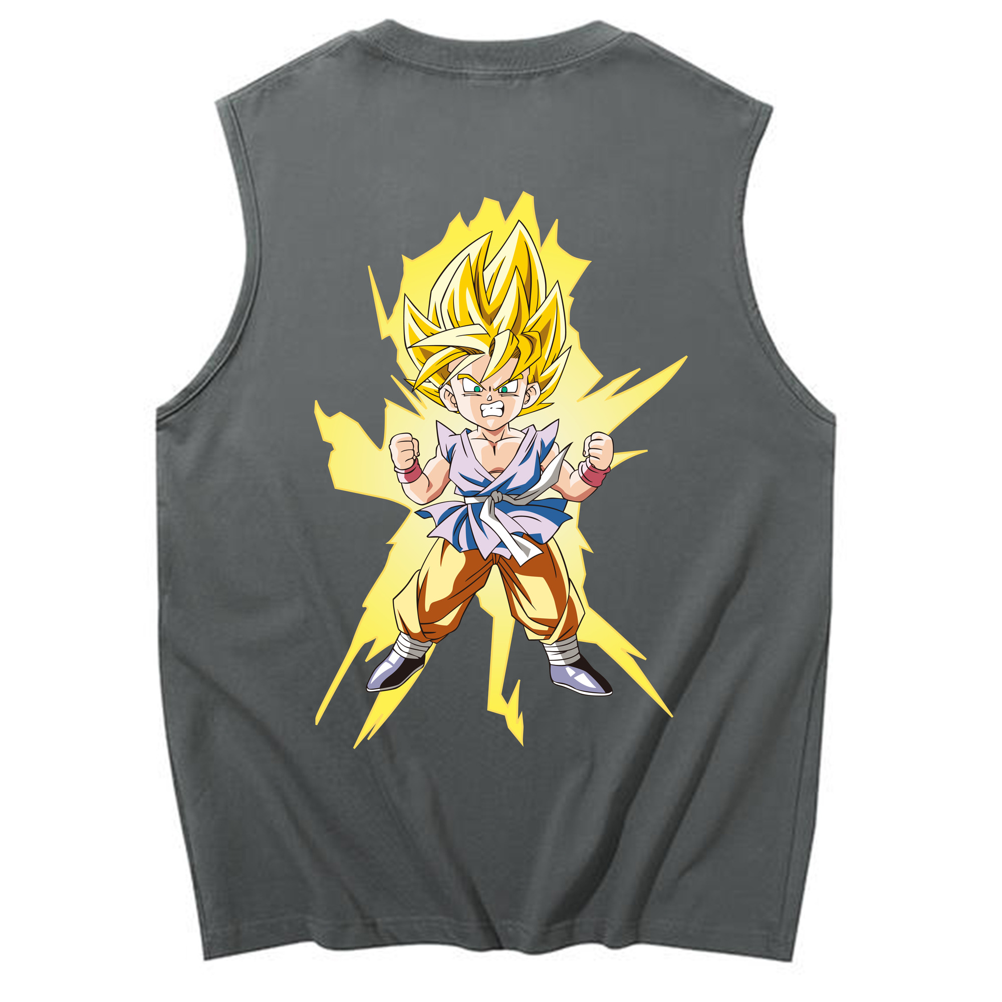 （画像用） ドラゴンボール ベジット DRAGON BALL Vegetto コットン100％タンクトップ（背面プリント）